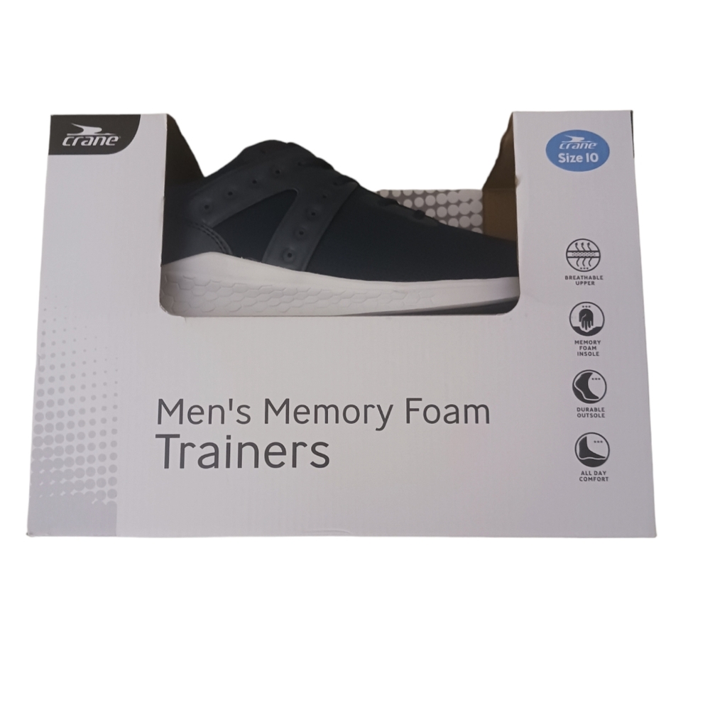 Men’s Memory Foam Trainers Size 10